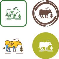 Cattle Icon Design vector