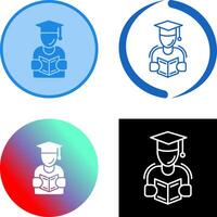 Learning Icon Design vector