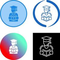 Learning Icon Design vector