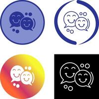 Chatting Icon Design vector