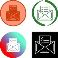 Check List Icon Design vector