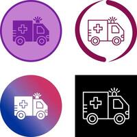 Ambulance Icon Design vector