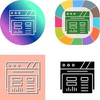 Dashboard Icon Design vector