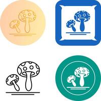 Mushroom Icon Design vector