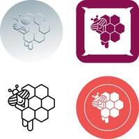 Honeycomb Icon Design vector