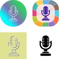 Microphone Icon Design vector