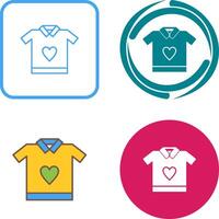 T Shirt Icon Design vector