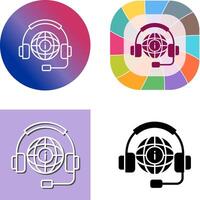 Call Center Icon Design vector