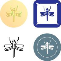 Dragonfly Icon Design vector