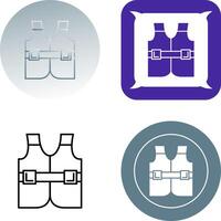 Life Jacket Icon Design vector