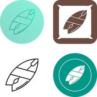 Surfboard Icon Design vector