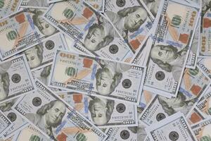 Money US dollars bills background, business and financial concepts photo