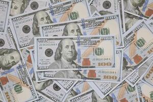 Money US dollars bills background, business and financial concepts photo