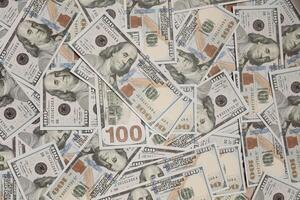 Money US dollars bills background, business and financial concepts photo