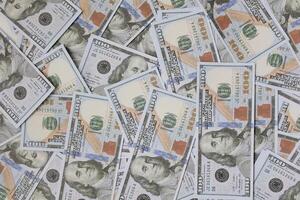 Money US dollars bills background, business and financial concepts photo