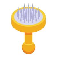 Hookah needle stamp icon isometric . Party object vector