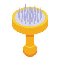 Hookah needle stamp icon isometric . Party object vector