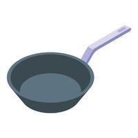 Cookware object icon isometric . Steam pan vector