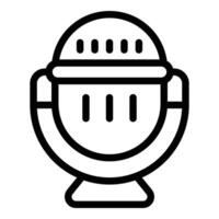Gaming speaker icon outline . Videogame sound control vector