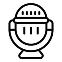 Gaming speaker icon outline . Videogame sound control vector