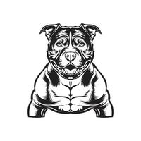 Cartoon puppy and dog Illustration template white background vector