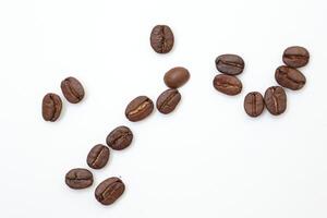 Coffee background, roasted coffee beans photo