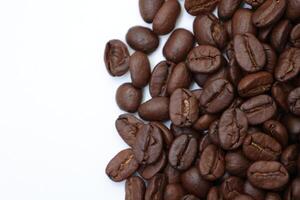 Coffee background, roasted coffee beans photo