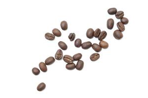 Coffee background, roasted coffee beans, brown coffee photo