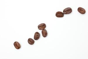 Coffee background, roasted coffee beans photo