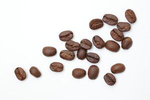 Coffee background, roasted coffee beans photo