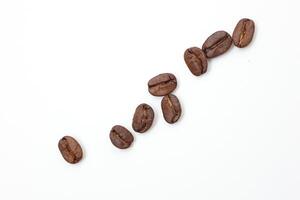Coffee background, roasted coffee beans photo