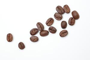 Coffee background, roasted coffee beans photo