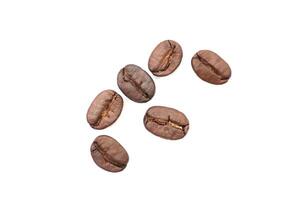 Coffee background, roasted coffee beans, brown coffee photo