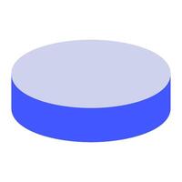 Hockey Puck icon for web, app, infographic, etc vector