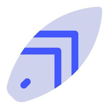 Surfboard icon for web, app, infographic, etc vector