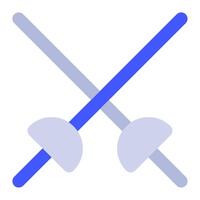 Fencing Sword icon for web, app, infographic, etc vector