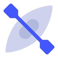 Canoe Paddle icon for web, app, infographic, etc vector