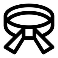 Martial Arts Belt icon for web, app, infographic, etc vector