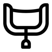 Equestrian Saddle icon for web, app, infographic, etc vector