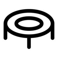 Trampoline icon for web, app, infographic, etc vector