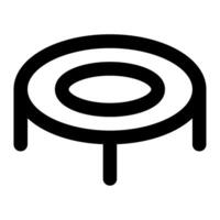 Trampoline icon for web, app, infographic, etc vector