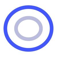 Disc Golf Frisbee icon for web, app, infographic, etc vector
