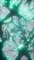 Journey through a neuron cell network inside the brain video