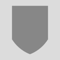 Grey Shield with Grey Background vector