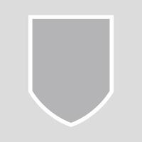 Grey Shield with Grey Background vector