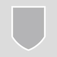 Grey Shield with Grey Background vector