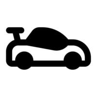 carreras coche icono para web, aplicación, infografía, etc vector