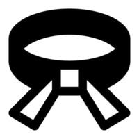 Martial Arts Belt icon for web, app, infographic, etc vector