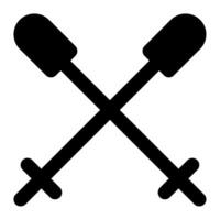 Skiing Poles icon for web, app, infographic, etc vector