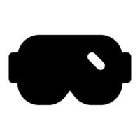 nadando gafas de protección icono para web, aplicación, infografía, etc vector